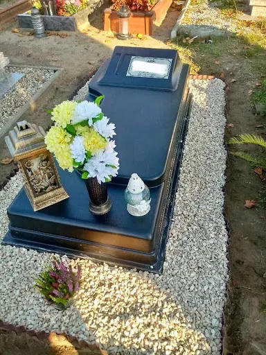 Nowoczesne Nagrobki kamieniarstwo nagrobkowe marmurowe granitowe tymczasowe z tworzywa sztucznego